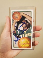 Stu Lantz 1970 Topps Rookie Rc Basketball Card Auto AUTOGRAPH Signed