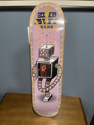 Toy Machine Daniel Lutheran  Robot Skateboard Deck 8.25