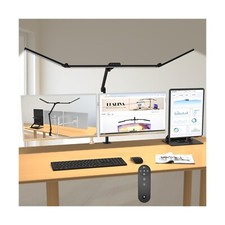3000 Lumen Ultra Bright Architect Desk Lamp with Clamp, 36W Tall Overhead Led...
