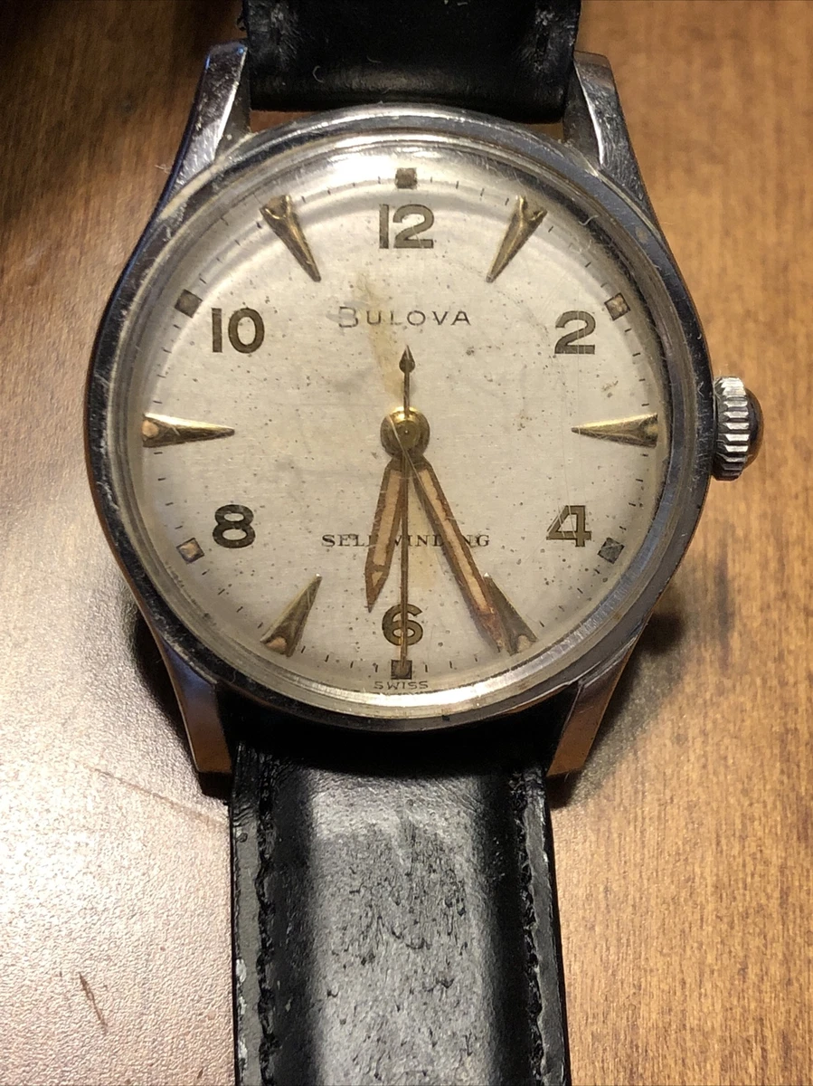 Bulova mens watch clearance ebay