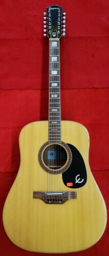 Epiphone FT-165 Bard - 12 Cuerdas Guitarra Acústica-Etiqueta Azul-Hecho en Japón eBay