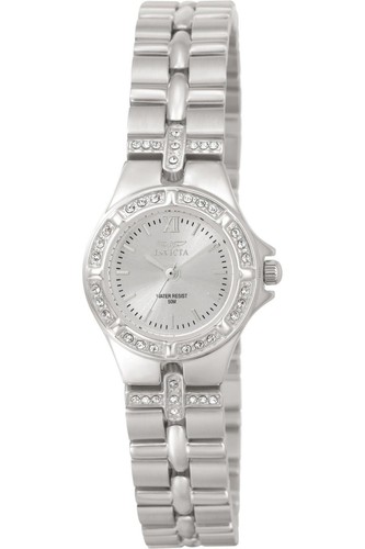 Invicta Women's 0132 Wildflower Collection Crystal Accented Steel Watch