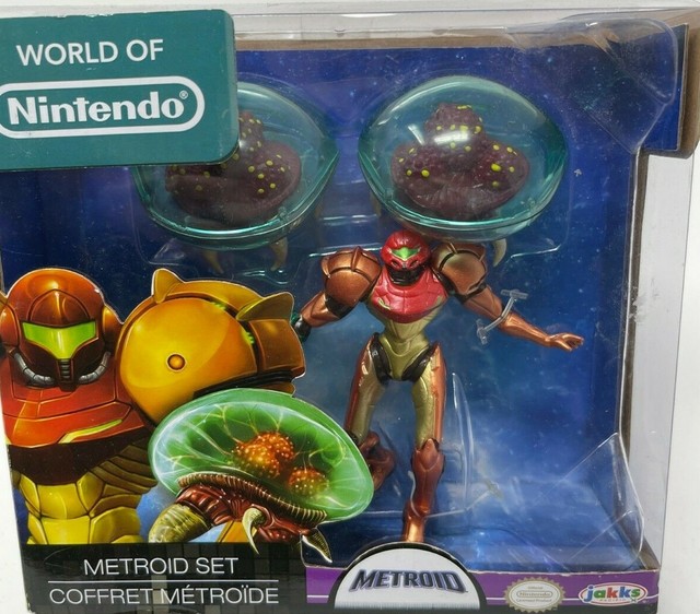 World Of Nintendo Metroid Set Action Figures Jakks Pacific Samus 18 For Sale Online Ebay