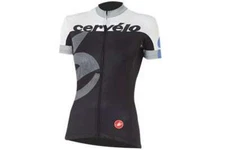 Cervelo Women's Team Jersey Large L Black/White/Lilac Castelli Donna Cycling NEW