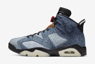 シューズ(男性用) JORDAN 6 RETRO WASHED DENIM us8 26.0 Mens Jordan 6 Retro Washed Denim Sz 9.5 CT5350-401 | eBay