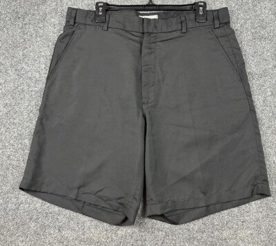 Peter Millar Crown  Performance Golf Shorts Men s 36X9 Black Old School Vtg