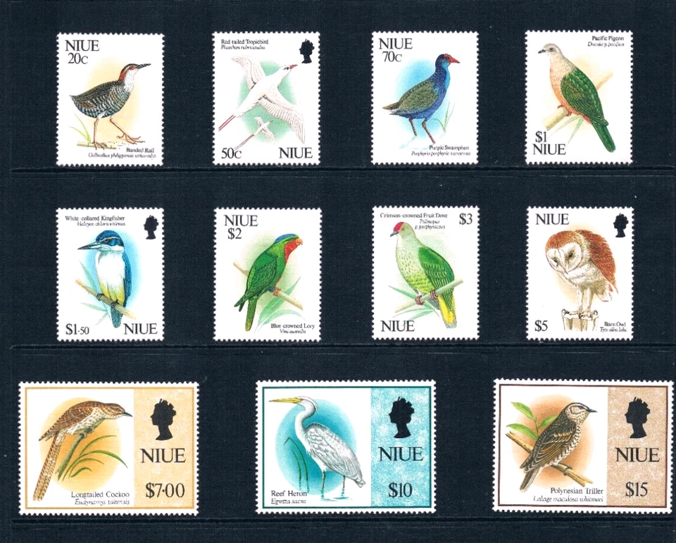 $57.00 Scott Value - 1992-93 NIUE Birds definitives Pacific Ocean MNH NH UMM - Image 3 of 4