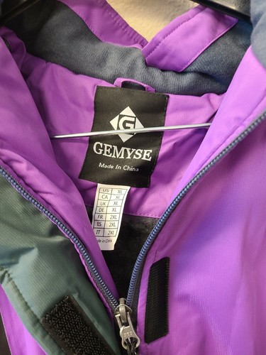 GEMYSE Women's Mountain Waterproof Ski Snow Winter Windproof Jacket XL NWT - Picture 5 of 6