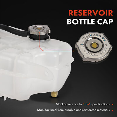 Coolant Overflow Recovery Tank Reservoir W/ Cap for Jeep KJ