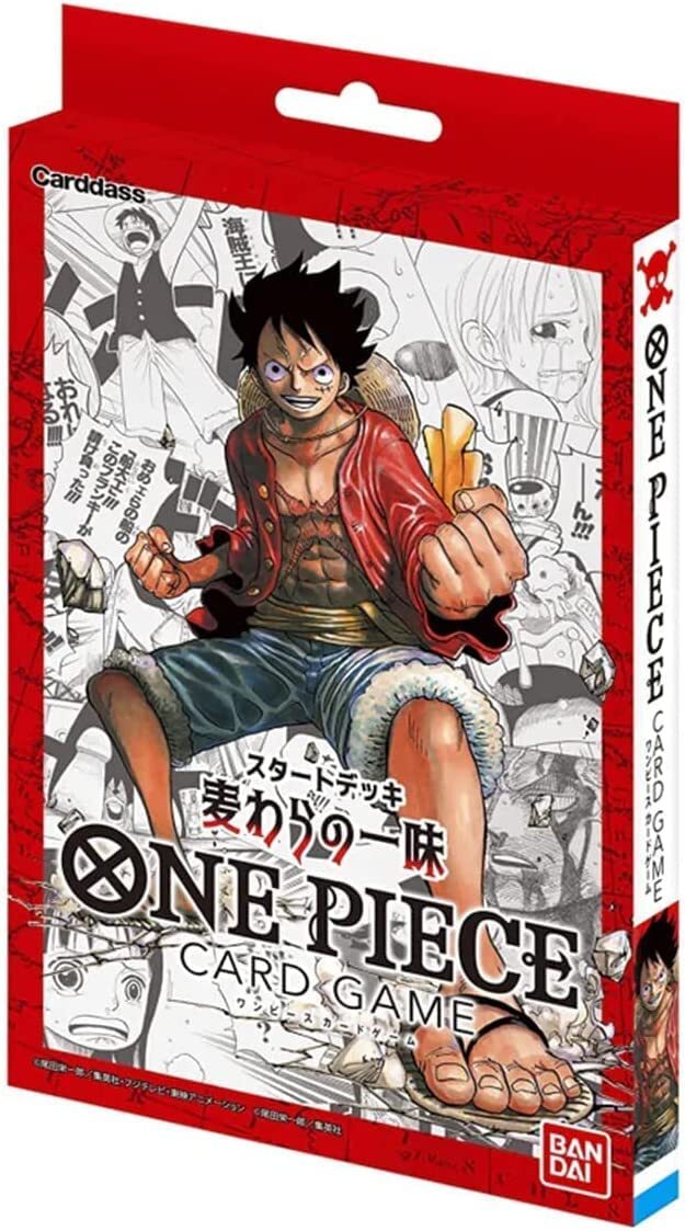One Piece TCG Straw Hat Crew Starter Deck ST 01 50 Card Deck Ready