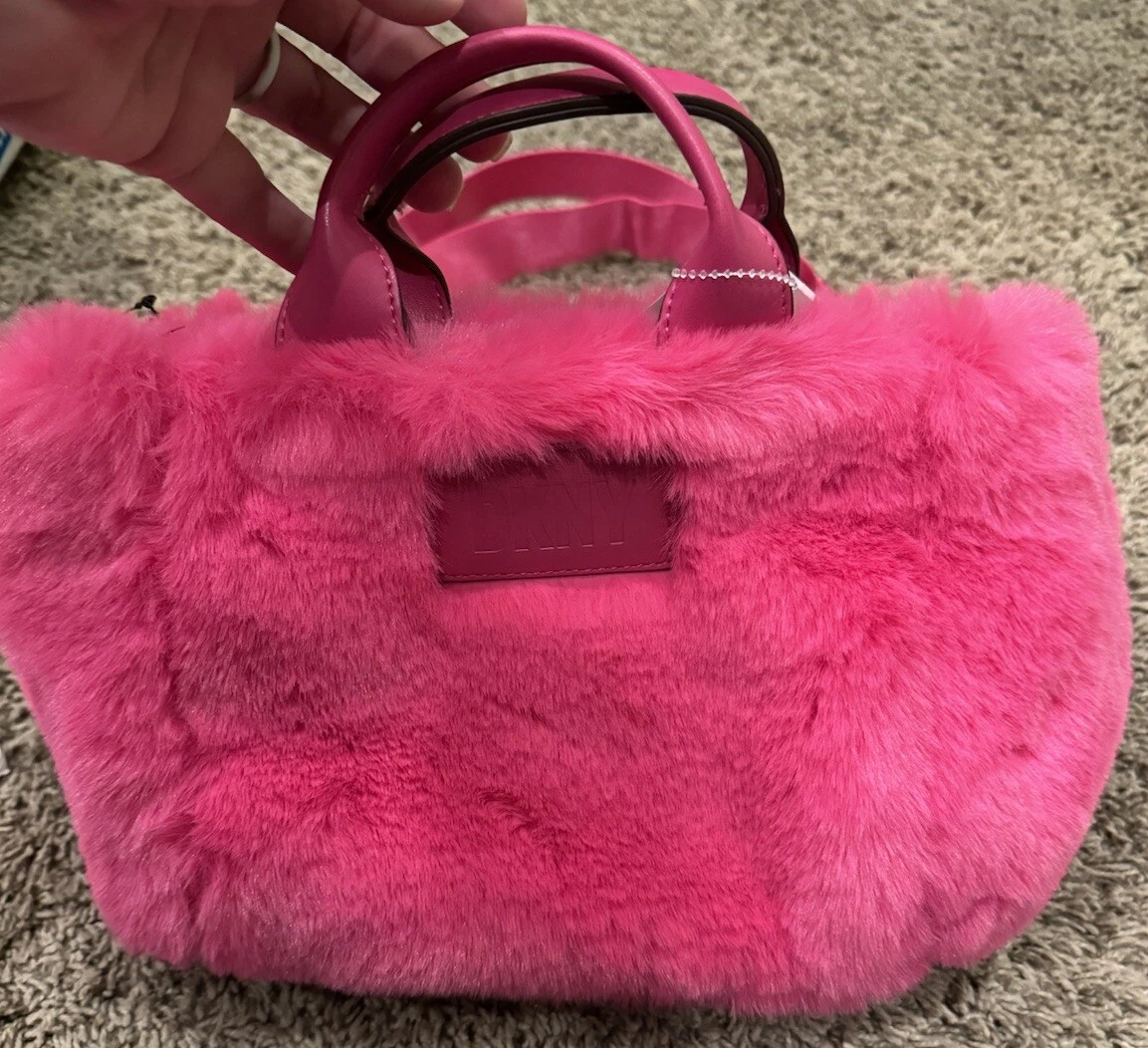 Buy Plush Heart Shoulder Bag Tote: Large Capacity Fluffy Handbag Purse Fur  Shopping Dating Phone Storage Bag Pink at Amazon.in