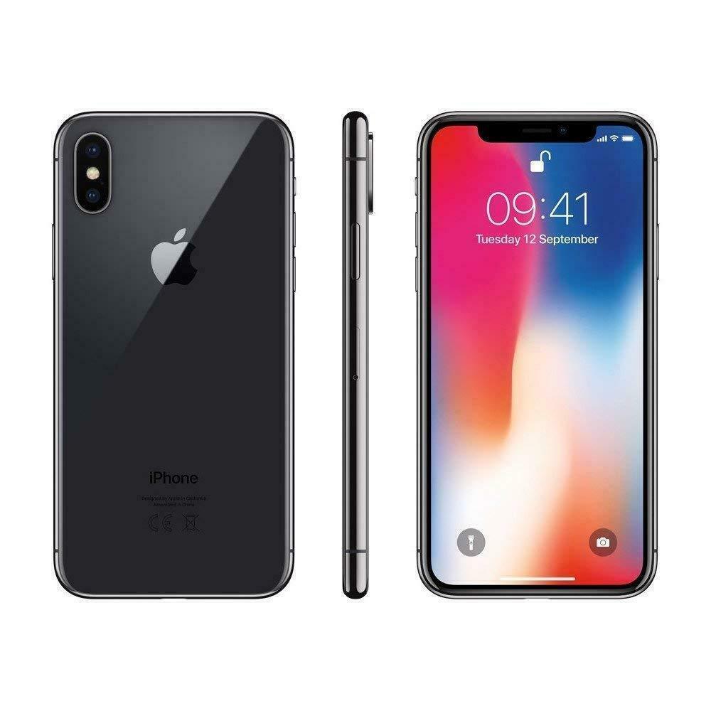 Apple iPhone X 64GB Fully Unlocked (GSM+CDMA) Space Gray NO