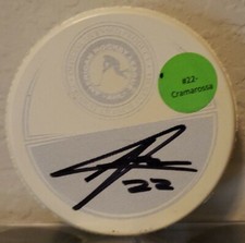 JOSEPH CRAMAROSSA Autographed WB/S Penguins 2018 Holiday Puck + Cube