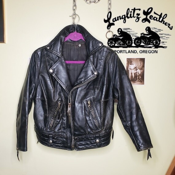極美品】90s Vintage lether jacket牛革 チェック L - レザー 極美品】90s Vintage lether jacket牛革 チェック L - レザー