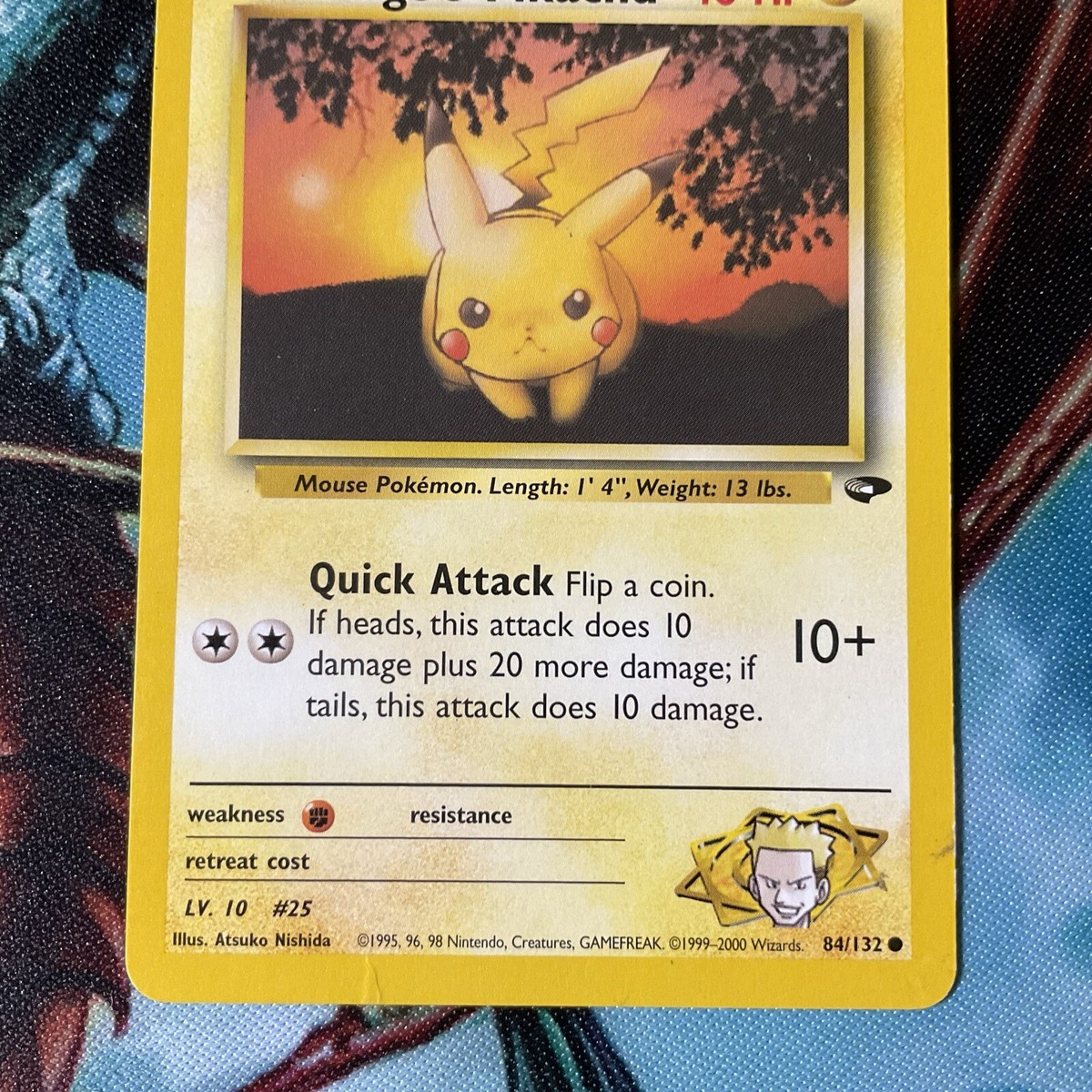 ジラーチセット pokemon time Pokémon with you POKEMON LT. SURGE'S PIKACHU 84/132 1ST EDITION GYM CHALLENGE NEAR