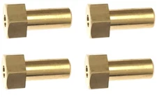 4 Pack of Pentair 194997 Swimming Pool Spa FNS Quad Filter Tank Machined Nut