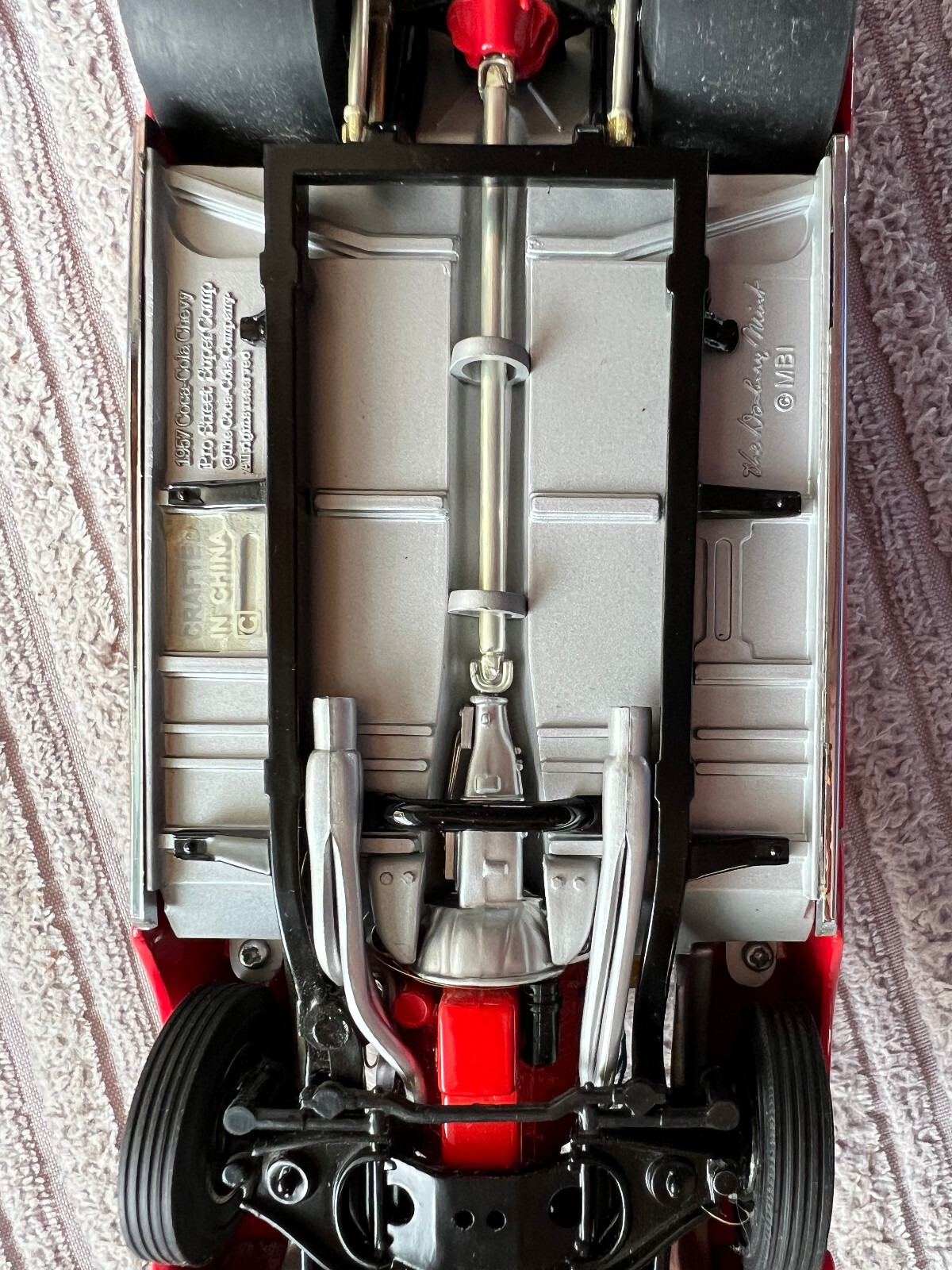 Danbury Mint 1957 Chevy Pro Street Super Comp, Coca-Cola, 1:24