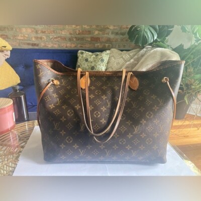 Louis Vuitton Neverfull GM Monogram Leather Tote ShoulderBag
