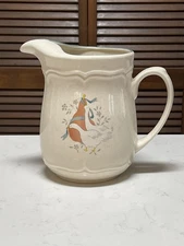 Vintage International China MARMALADE Goose Ribbon Fruit Beverage Pitcher
