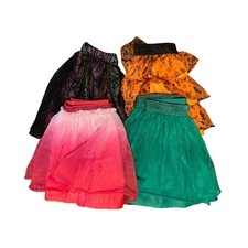 Girls Skirts Bundle of 4 Holiday Halloween Christmas Size 3T4T/5T GUC