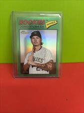 2026 Topps Heritage Chrome Jordan Beck #147 GREEN /99