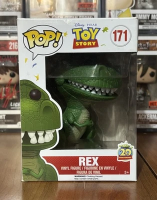 Funko Pop! Disney Pixar Toy Story Rex #171 20th Anniversary W Protector - Image 1 of 4