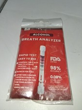 3pks Xantus ALCOHOL BREATH TESTS 15 TOTAL TESTS 98 ACCURACY FDA LISTED