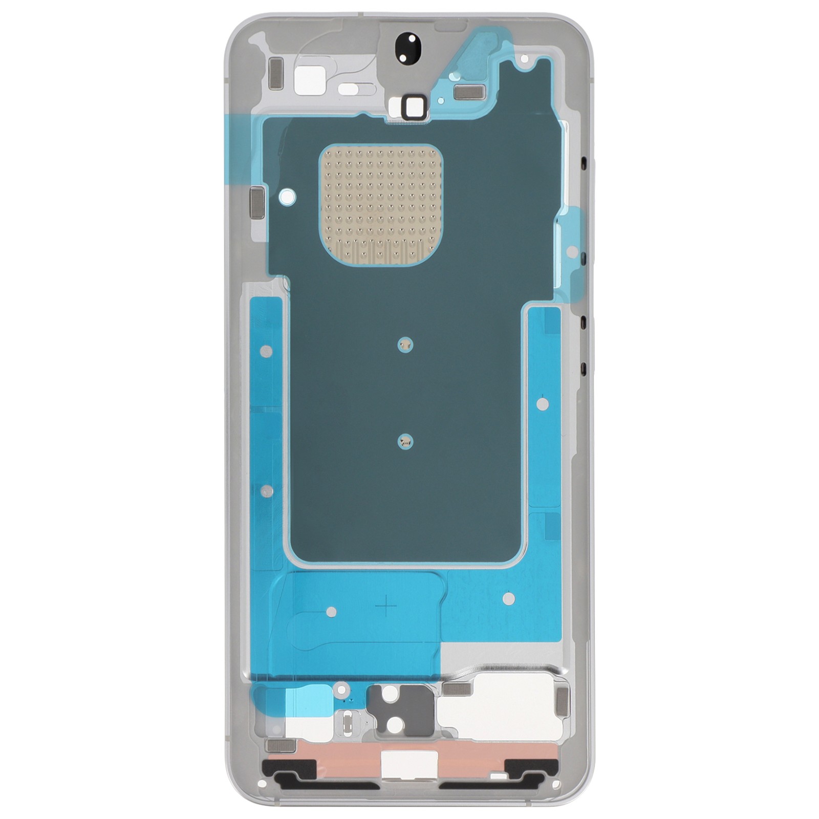 Châssis central Samsung Galaxy S24 argent pièce détachée de remplacement originale