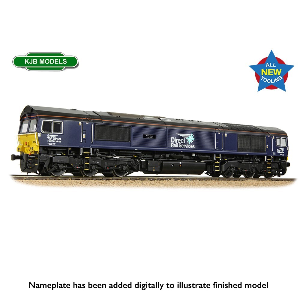 OO Gauge Bachmann 50-010 Class 66 422 Max Joule 1958-1999 DRS Compass Small Logo