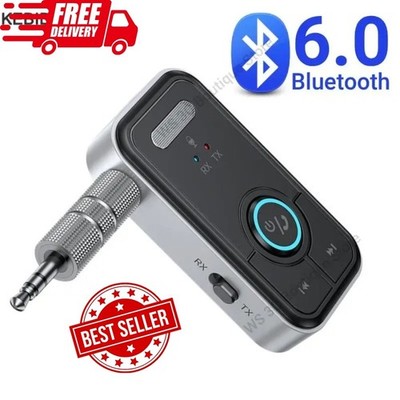 Bluetooth 5.3 Audio Receiver Adapter AUX Kabel Auto 3.5mm Klinke USB Empfänger