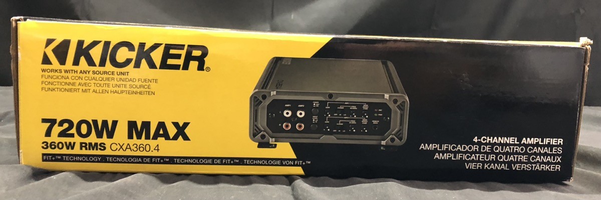 KICKER CXA360.4 4 Channel Amplifier for sale online | eBay
