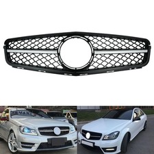 schwarz Frontgrill Kühlergitter Gitter für Mercedes-Benz C-KLASSE T S204 07-14