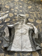 Mountain hardware xs women woman rain shell gray grey vapordry Mtn jacket