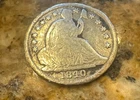 1840-O Seated Liberty Half Dime 5C Ungraded 90% Silver US Coin New Orleans mint