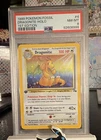Pokémon TCG Dragonite 4/62 Fossil 1st Edition Holo English 1999 PSA 8