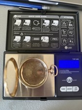14k gold Elgin grade 387 pocket watch cover 16.72g