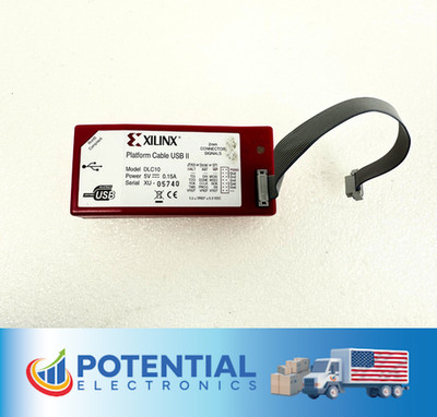 XILINX DLC10 PLATFORM CABLE USB II PWR 5V 0.15A NICE DEAL FREE SHIPPING  