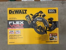 DeWALT FLEXVOLT 60V MAX DCS578X2 7-1/4" Circular Saw with Brake Kit (2 Batteries