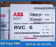 1PCS New ABB RVC-6 RVC6-1/5A Power Factor Controller In Box Brand