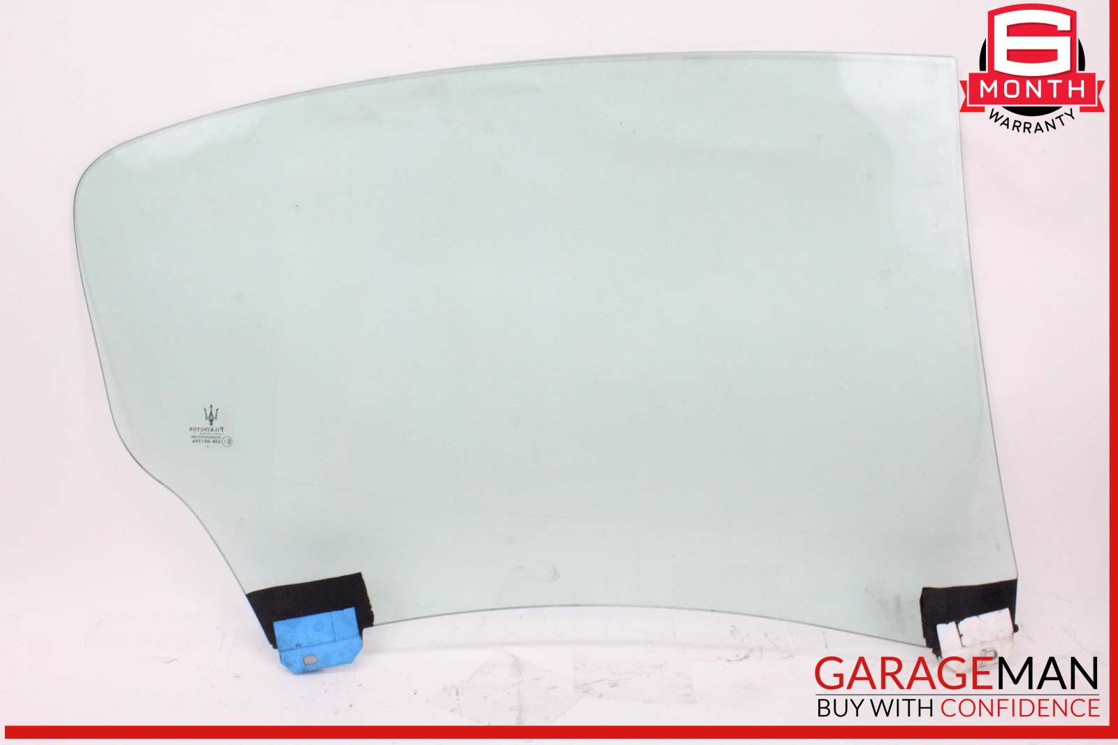 03-13 Maserati Quattroporte M139 Rear Left Side Door Window Glass OEM