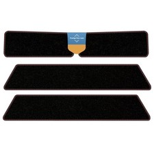Fits Volkswagen Tranporter T5.T6 Tailored Car Floor Mat with Red Stitch Edge