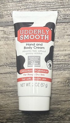 Udderly Smooth Original Formula Hand Body Cream 2oz Dry Skin Moisturizer