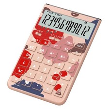 CASIO 12-Digit Just Size Calculator Moomin Limited Little My JT-200T