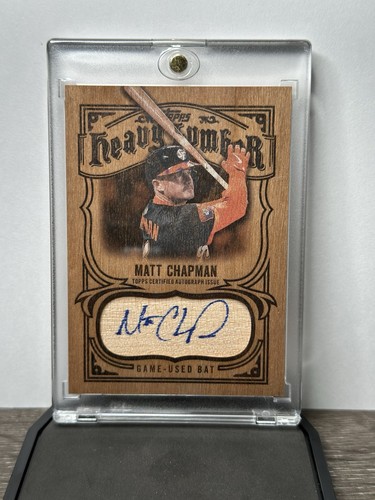 Matt Chapman #HLAR-MC 2026 Topps Series 2 Heavy Lumber Autograph Relic card