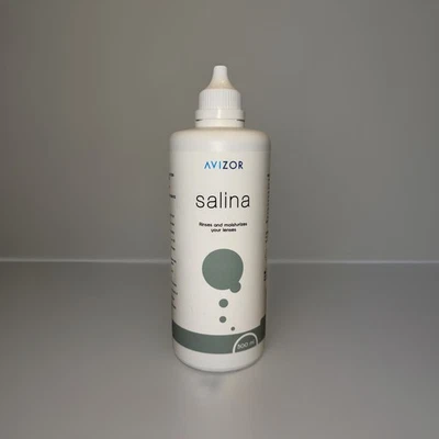 Avizor Salina 500ml Sterile Saline Solution for Contact Lenses Rinsing & Storage