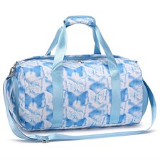 Dance Bag for Girls Butterfly Sports Duffle Gym Weekender Carry On Travel Bag...
