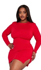 Pretty little thing Plus size Split Hem Shoulder Pad Size 22 NWT