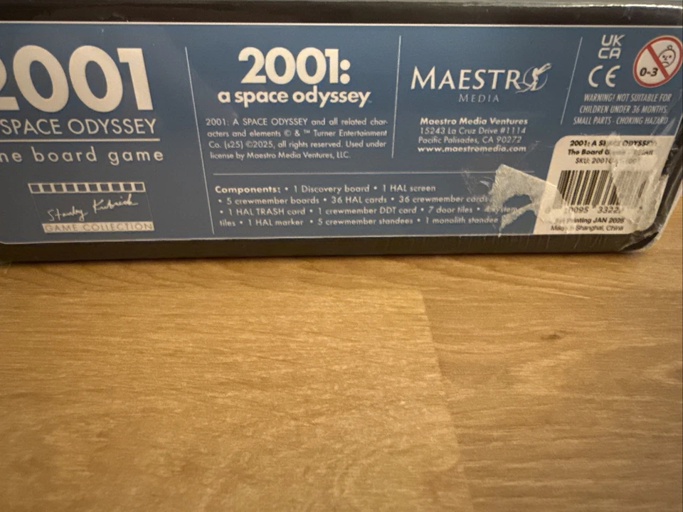 2001: A Space Odyssey The Board Game (2025) Factory Sealed Strategy Game - Image 3 of 3