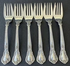 6 Chantilly By Gorham Sterling Silver Salad Forks 6 1/2" 226grams