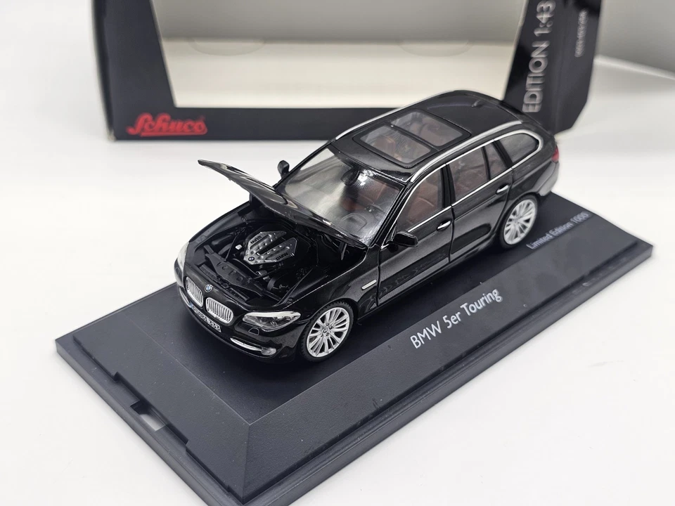 Bmw Serie 5 Touring F11 2010 Nero 1:43 Schuco In Box - Immagine 4 di 4